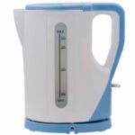 white and blue electric cordless kettle 1 7 litres capacity rm 325 call 0711477775 or 0711114001