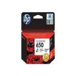 HP 650 Color Cartridge ink advance