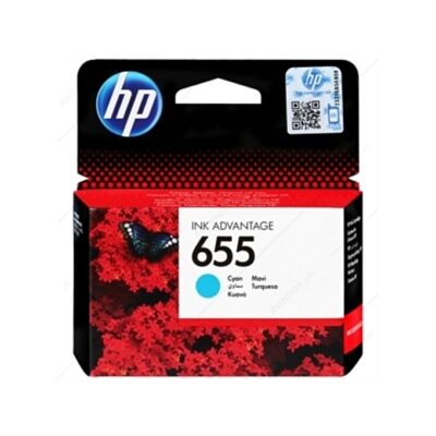 HP 655 Cyan Cartridge Page yield (color)~600 pages