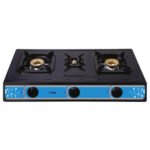 Mika Gas Stove, Table Top, Nonstick, 3 Burner MGS1300(MNST3500)