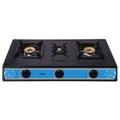 Mika Gas Stove, Table Top, Nonstick, 3 Burner MGS1300(MNST3500)