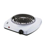 Mika Hot Plate, Single, 1500W, White MHP10WH