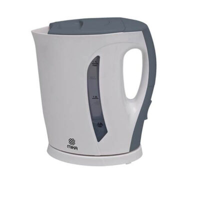 Mika Kettle (Electric), Plastic, 1.7L, Cordless, White & Grey MKT1102