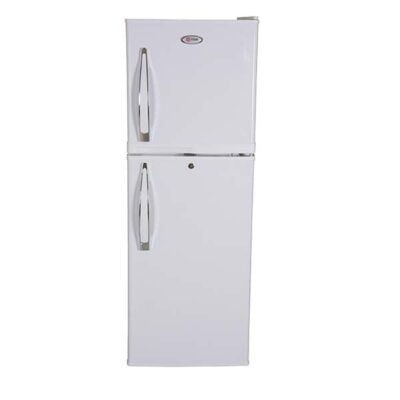 Mika Refrigerator, 138L, Direct Cool, Double Door, Silver Brush