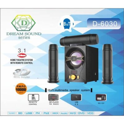 Dream Sound D-6030 3.1 Channel Bluetooth System