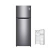 LG GN-B222SQBB Refrigerator, Top Mount Freezer, 210L – Silver
