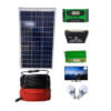100 watts solar full kit plus 22 inch tv